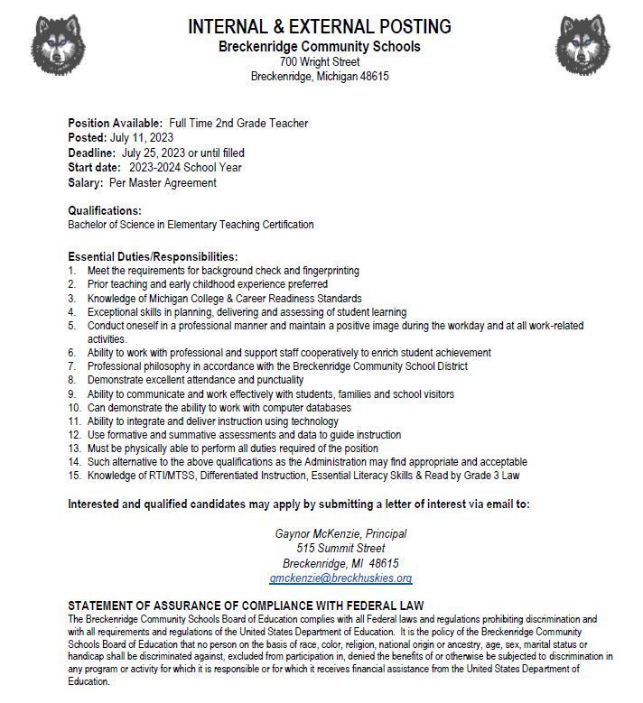 Live Feed Breckenridge Community Schools